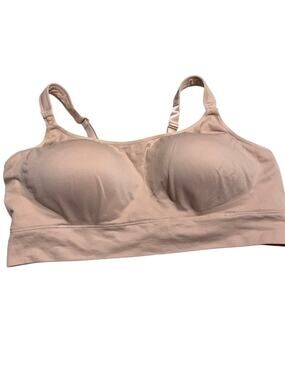 MomCozy Nursing Bra Plus Size 3X Neutral Breastfeeding Wireless